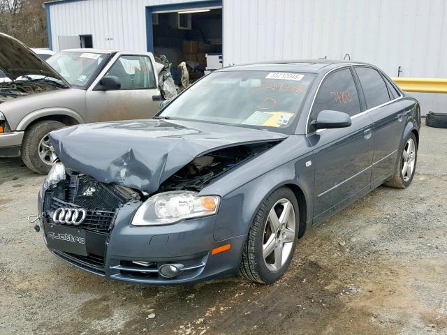 WAUDG78E55A529478 - 2005 AUDI A4 3.2 QUA BLUE photo 2