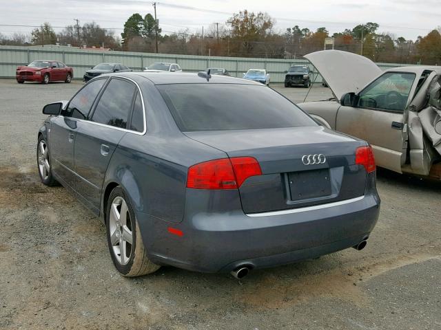 WAUDG78E55A529478 - 2005 AUDI A4 3.2 QUA BLUE photo 3