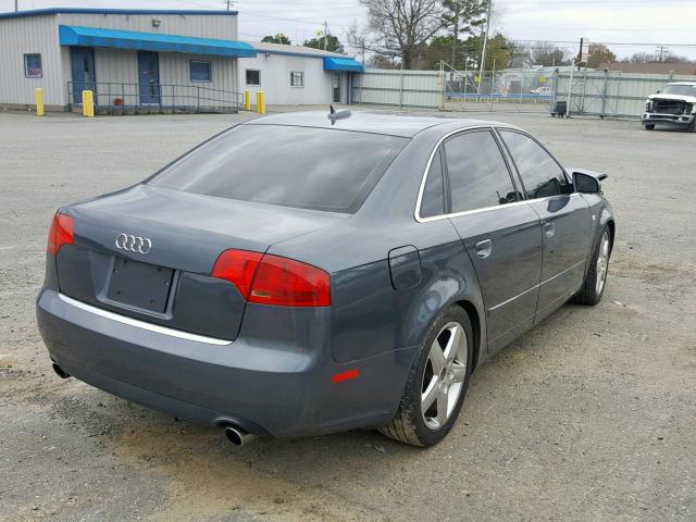 WAUDG78E55A529478 - 2005 AUDI A4 3.2 QUA BLUE photo 4