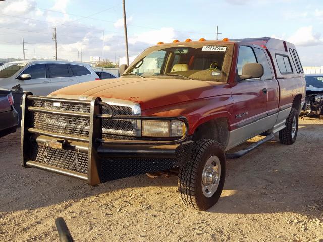 3B7KF23W4XG191172 - 1999 DODGE RAM 2500 RED photo 2