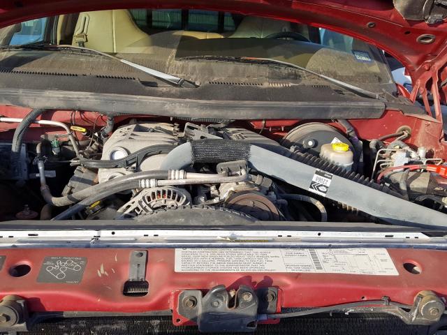 3B7KF23W4XG191172 - 1999 DODGE RAM 2500 RED photo 7