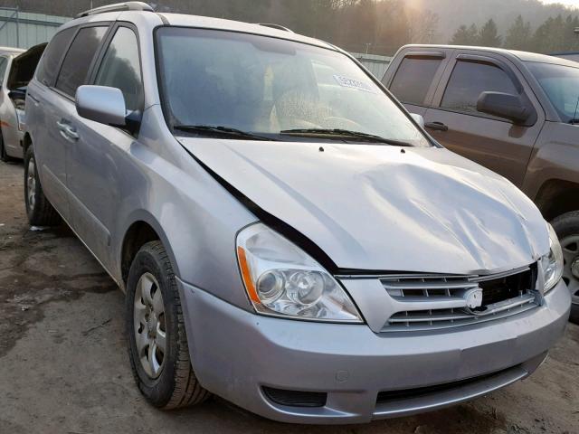 KNDMG4C33A6330854 - 2010 KIA SEDONA LX SILVER photo 1