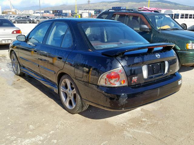 3N1AB51D42L715577 - 2002 NISSAN SENTRA SE- BLACK photo 3