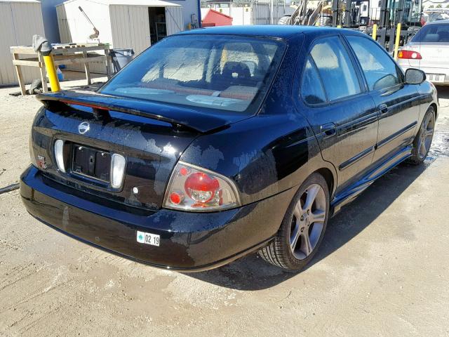 3N1AB51D42L715577 - 2002 NISSAN SENTRA SE- BLACK photo 4