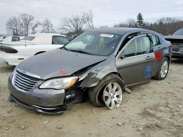 1C3CCBBB8CN172559 - 2012 CHRYSLER 200 TOURIN GRAY photo 2