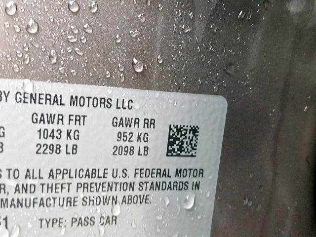 1G1ZA5EU7CF212451 - 2012 CHEVROLET MALIBU LS Алтын фото 10