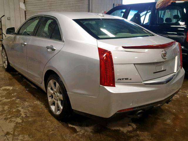 1G6AG5RX8D0147902 - 2013 CADILLAC ATS SILVER photo 3