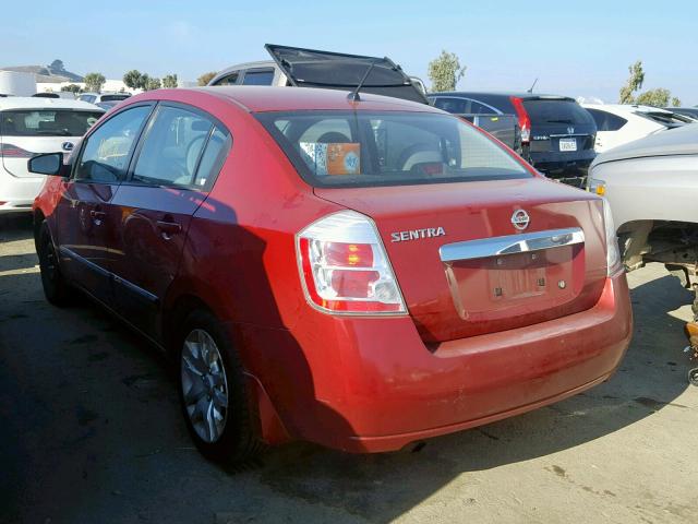 3N1AB6AP0AL651004 - 2010 NISSAN SENTRA 2.0 RED photo 3