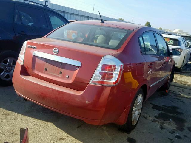 3N1AB6AP0AL651004 - 2010 NISSAN SENTRA 2.0 RED photo 4