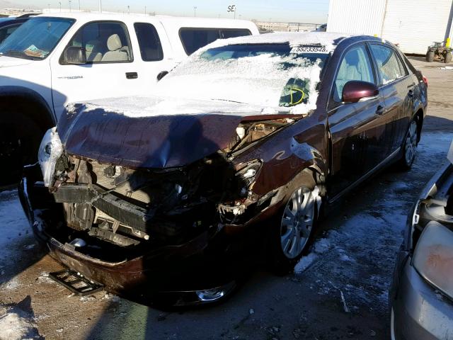 4T1BK3DB5CU448856 - 2012 TOYOTA AVALON BAS BURGUNDY photo 2