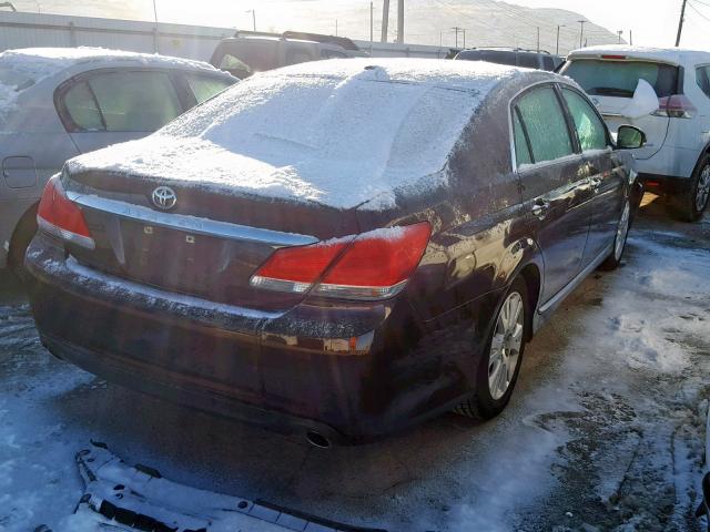 4T1BK3DB5CU448856 - 2012 TOYOTA AVALON BAS BURGUNDY photo 4