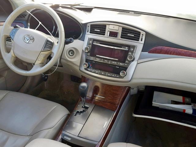 4T1BK3DB5CU448856 - 2012 TOYOTA AVALON BAS BURGUNDY photo 9