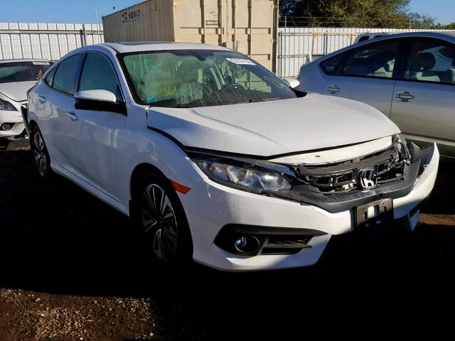 2HGFC1F75GH655936 - 2016 HONDA CIVIC EXL WHITE photo 1