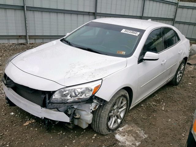 1G11C5SL5FF285504 - 2015 CHEVROLET MALIBU 1LT თეთრი ფოტო 2