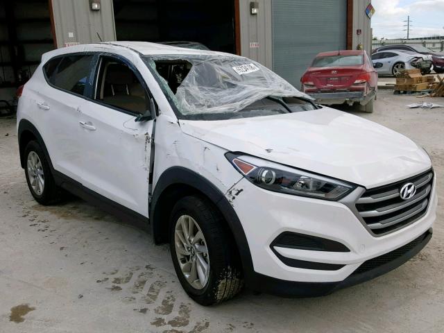 KM8J23A45JU625209 - 2018 HYUNDAI TUCSON SE WHITE photo 1