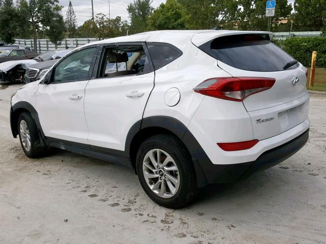 KM8J23A45JU625209 - 2018 HYUNDAI TUCSON SE WHITE photo 3