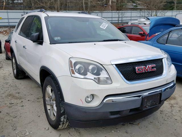 1GKLVLED2AJ183204 - 2010 GMC ACADIA SLE WHITE photo 1