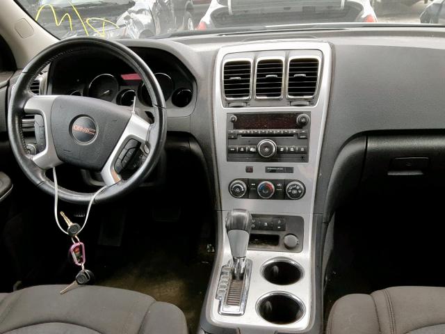 1GKLVLED2AJ183204 - 2010 GMC ACADIA SLE WHITE photo 9