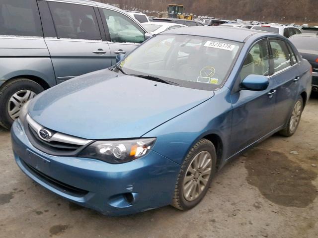 JF1GE6B63AH500361 - 2010 SUBARU IMPREZA 2. BLUE photo 2