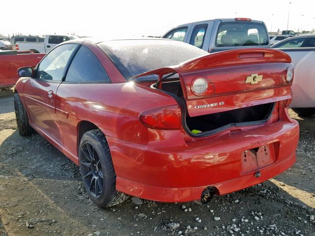 1G1JH12F657210677 - 2005 CHEVROLET CAVALIER L RED photo 3