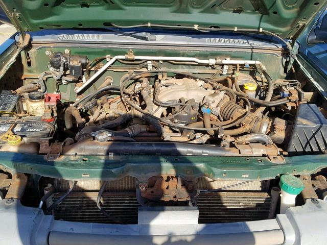 1N6ED27TX1C375994 - 2001 NISSAN FRONTIER C GREEN photo 7