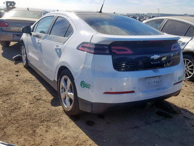 1G1RH6E43CU123117 - 2012 CHEVROLET VOLT WHITE photo 3