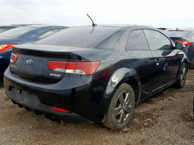 KNAFU6A25A5256427 - 2010 KIA FORTE EX BLACK photo 4