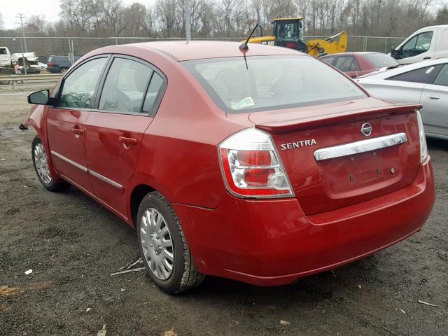 3N1AB6AP9BL645557 - 2011 NISSAN SENTRA 2.0 RED photo 3