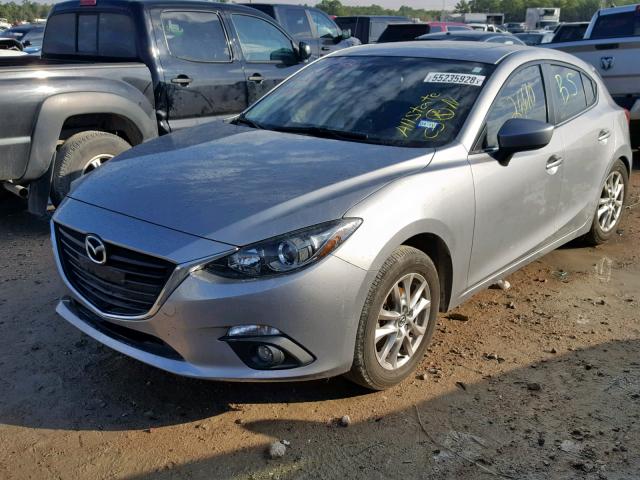 3MZBM1M73GM274713 - 2016 MAZDA 3 TOURING SILVER photo 2