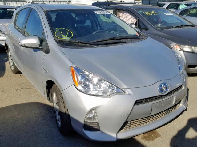 JTDKDTB3XE1563841 - 2014 TOYOTA PRIUS C SILVER photo 1