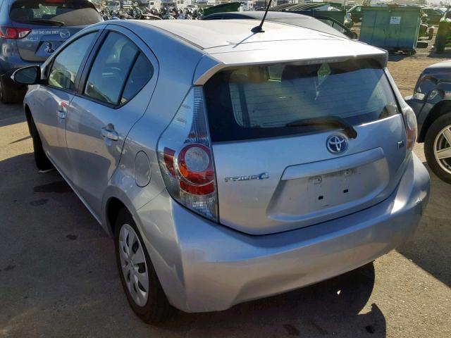 JTDKDTB3XE1563841 - 2014 TOYOTA PRIUS C SILVER photo 4