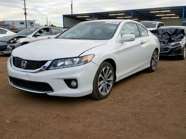 1HGCT2B89EA008510 - 2014 HONDA ACCORD EXL WHITE photo 2