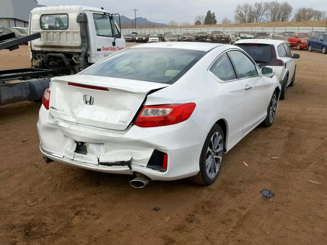 1HGCT2B89EA008510 - 2014 HONDA ACCORD EXL WHITE photo 4