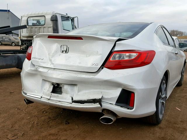 1HGCT2B89EA008510 - 2014 HONDA ACCORD EXL WHITE photo 9