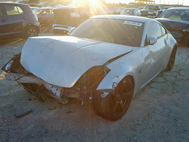 JN1AZ34D53T107995 - 2003 NISSAN 350Z COUPE SILVER photo 2