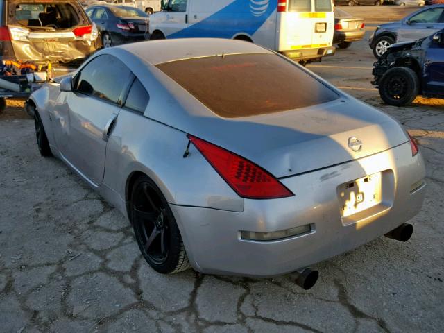 JN1AZ34D53T107995 - 2003 NISSAN 350Z COUPE SILVER photo 3