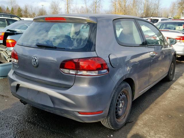 WVWAB7AJ3AW084666 - 2010 VOLKSWAGEN GOLF 银色 照片 4