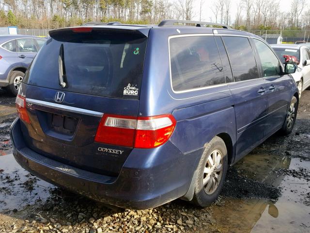 5FNRL38855B098719 - 2005 HONDA ODYSSEY TO BLUE photo 4