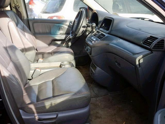 5FNRL38855B098719 - 2005 HONDA ODYSSEY TO BLUE photo 5