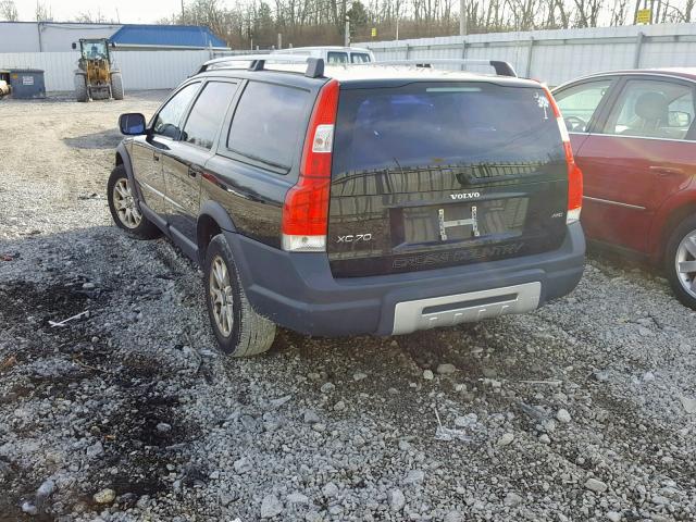 YV4SZ592971262746 - 2007 VOLVO XC70 BLACK photo 3