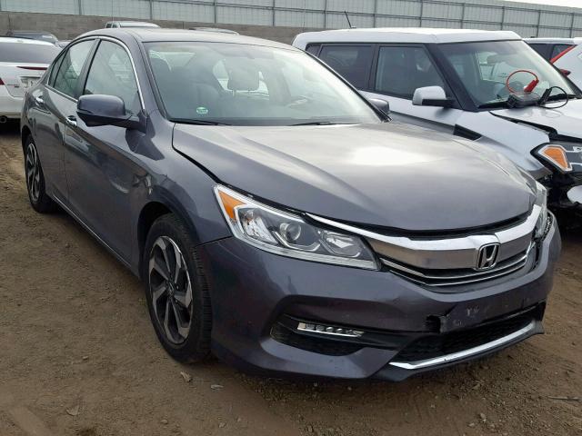 1HGCR2F8XHA115479 - 2017 HONDA ACCORD EXL GRAY photo 1