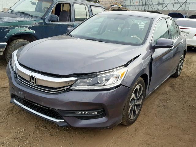 1HGCR2F8XHA115479 - 2017 HONDA ACCORD EXL GRAY photo 2