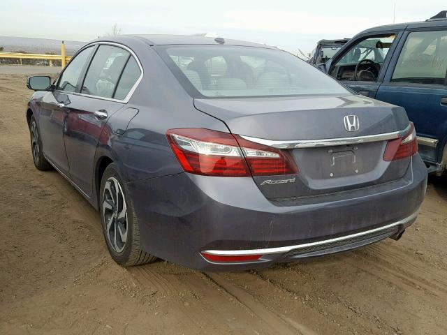 1HGCR2F8XHA115479 - 2017 HONDA ACCORD EXL GRAY photo 3