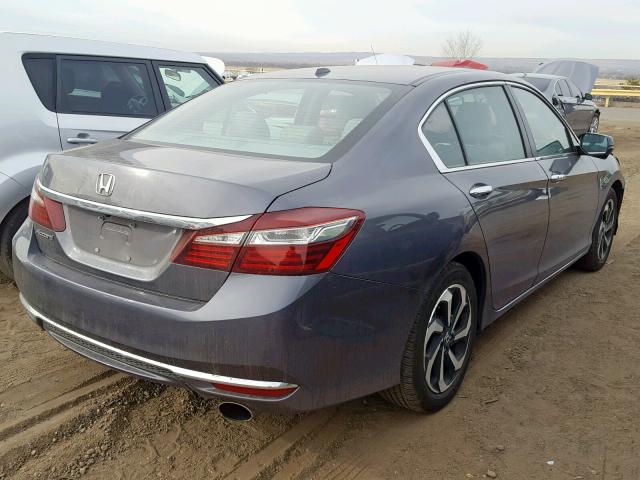 1HGCR2F8XHA115479 - 2017 HONDA ACCORD EXL GRAY photo 4