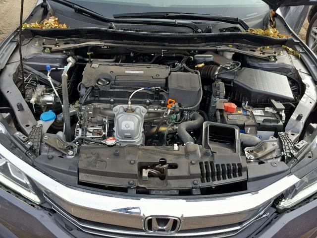 1HGCR2F8XHA115479 - 2017 HONDA ACCORD EXL GRAY photo 7