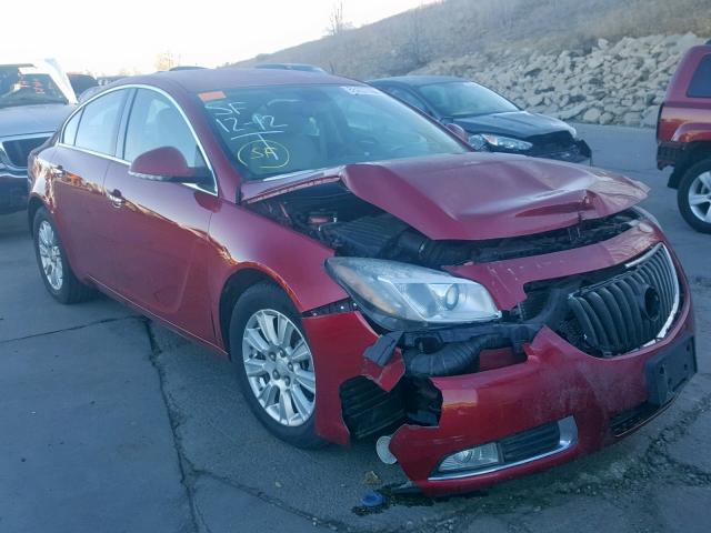 2G4GT5GR4D9134587 - 2013 BUICK REGAL PREM BURGUNDY photo 1