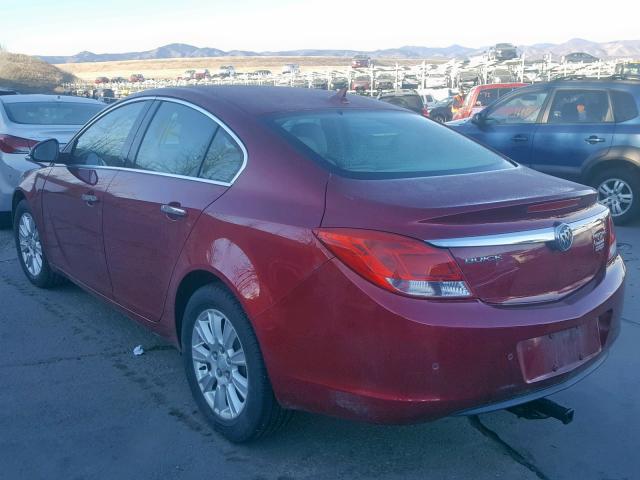 2G4GT5GR4D9134587 - 2013 BUICK REGAL PREM BURGUNDY photo 3