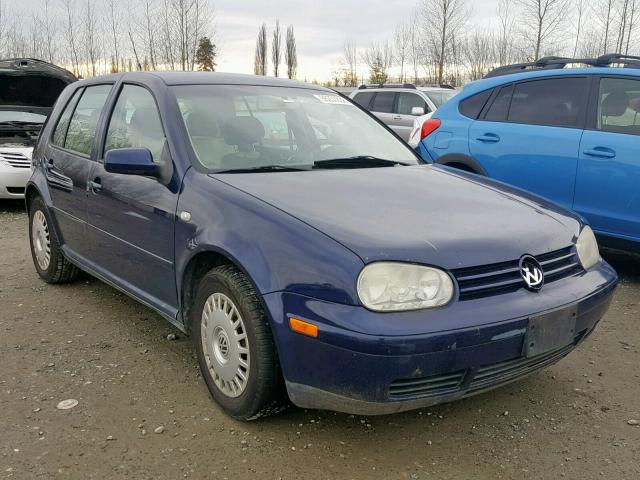 9BWGB61J624024520 - 2002 VOLKSWAGEN GOLF GLS BLUE photo 1