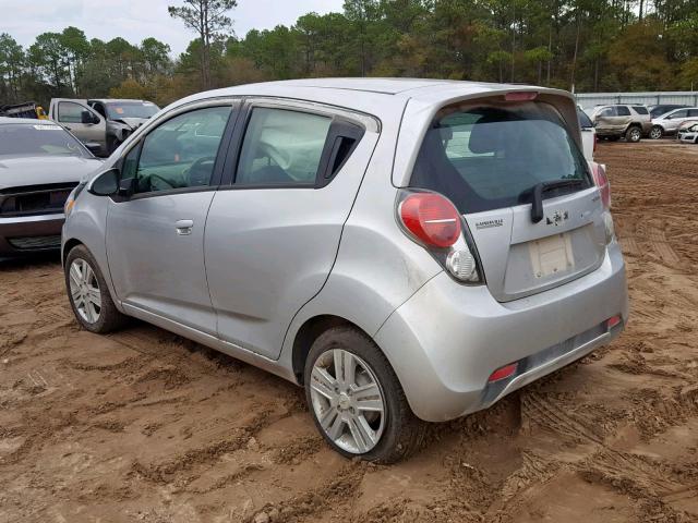 KL8CB6S96DC523994 - 2013 CHEVROLET SPARK LS SILVER photo 3