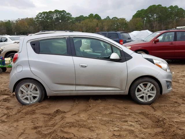 KL8CB6S96DC523994 - 2013 CHEVROLET SPARK LS SILVER photo 9